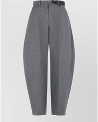 Sacai - Straight-Leg Tailored Trousers - Lyst