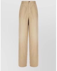 Maison Margiela - Trousers Wide Leg Belt Loops Back Pockets - Lyst