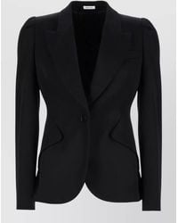 McQueen - Wool Single-Breasted Blazer - Lyst