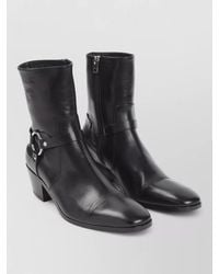 Tom Ford - Ankle Boot Harness Ring Cuban Heel - Lyst