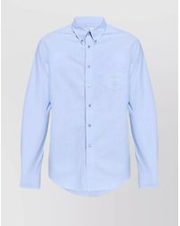 Givenchy - Cotton Embroidered Pocket Shirt - Lyst
