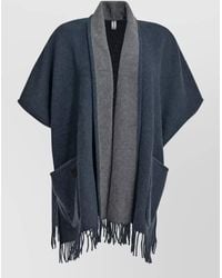 Ferragamo - Cashmere Cape - Lyst