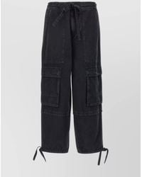 Isabel Marant - Denim Loose-Fit Cargo Trousers - Lyst