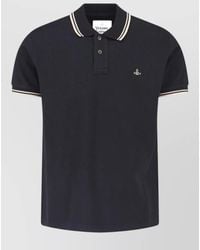 Vivienne Westwood - Polo Collar Shirt Contrast Trim Short Sleeves - Lyst