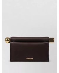 Jacquemus - La Pochette Lamb Leather Mini Bag - Lyst