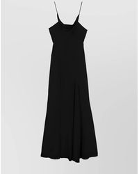 Isabel Marant - Silk Crepe Paneled Cutout Cowl-Neck Maxi Dress - Lyst
