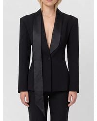 The Attico - Single Breasted Tuxedo Jacket Tailored Fit - Lyst