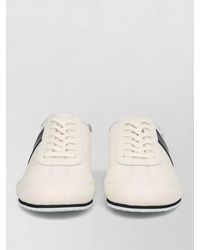 Marine Serre - Leather Low-Top Sneakers - Lyst