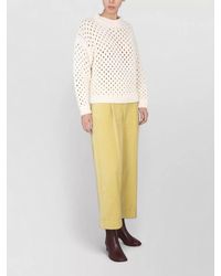 Alysi - Cross Neck Knit Long Sleeve Top - Lyst