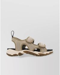 McQ - Fabric Chunky Sole Sandals With Cut-Out Design - Lyst