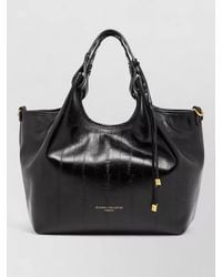 Gianni Chiarini - Dua Tote Bag Detachable Strap Goldtone Hardware Top Handles - Lyst