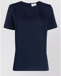 P.A.R.O.S.H. - Short Sleeve Top Buttoned Back Detail - Lyst