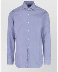Barba Napoli - Casual Shirt Long Sleeves Striped Pattern - Lyst