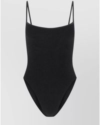 Hunza G - Pamela Swim Pamela Ribbed High-Cut Swimsuit Streamlined Design - Lyst