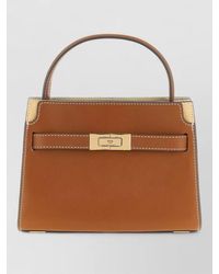 Tory Burch - Lee Radziwill Petite Leather Clutch Bag - Lyst