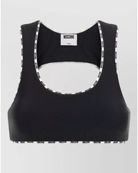 Moschino - Sporty Racerback Top Scoop Neckline - Lyst