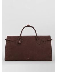 Alaïa - Calfskin Leather Tote Bag - Lyst