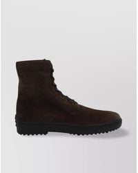 Tod's - Suede Ankle Boots - Lyst