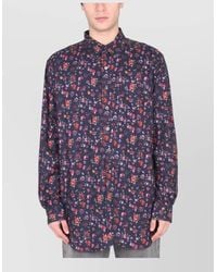 Engineered Garments - Relaxed Shirt Button Down Collar Floral - Lyst