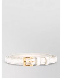 Prada - Slim Calf Leather Belt Adjustable Length - Lyst