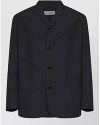 Jil Sander - Waterproof Single-Breasted Boxy Jacket - Lyst