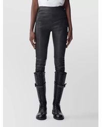 Ann Demeulemeester - Cotton Skinny Trousers - Lyst