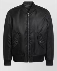 Gucci - Jacket Ribbed Collar Cuffs Hem Pockets - Lyst