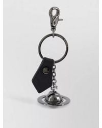 Vivienne Westwood - Saffiano 3D Orb Metal Keychain - Lyst