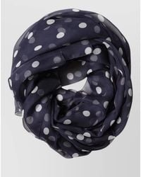 Dolce & Gabbana - Polka Dot Silk Neck Wrap Shawl Scarf - Lyst