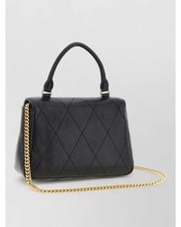 Tory Burch - Charlie Quilted Chain Strap Crossbody Bag - Lyst