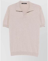 Tagliatore - Keith Polo Shirt Short Sleeves Collar - Lyst