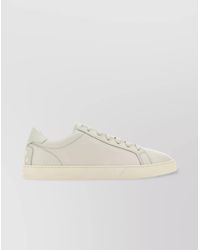 Tod's - Leather Logo-Print Low-Top Sneakers - Lyst