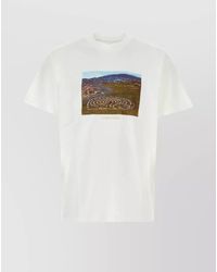Carhartt - Graphic Print Crew Neck T-Shirt With Short Sleeves - Lyst