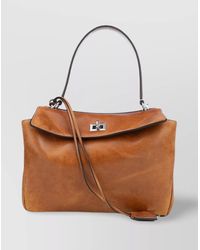 Balenciaga - Shoulder Bags With Adjustable Strap And Metal Hardware - Lyst