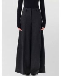 Thelatest - Alma Wide Leg Pants Belt Loops - Lyst