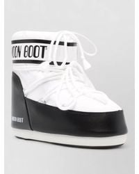 Moon Boot - Two-Tone Nylon Icon Low Ankle Boots - Lyst