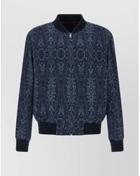 Etro - Jacquard Bomber Jacket - Lyst
