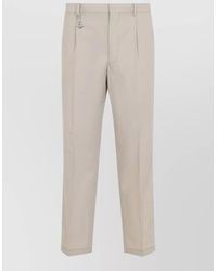 Prada - Tailored Trousers Belt Loops Side Pockets - Lyst