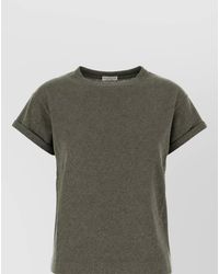 Brunello Cucinelli - Cashmere Silk T-Shirt - Lyst