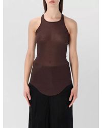 Rick Owens - Ribbed Top - Lyst