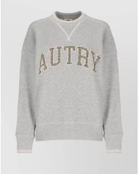 Autry - Ribbed Crew Neck Knitwear With Long Sleeves - Lyst