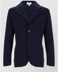 Lardini - Cotton Knitted Blazer - Lyst