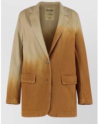 Uma Wang - Degrade Single-Breasted Cotton Blazer - Lyst