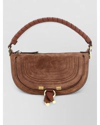 Chloé - Marcie Mini Leather Clutch Bag - Lyst