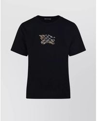 Burberry - Cotton Crew-Neck Short-Sleeve T-Shirt - Lyst