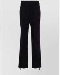 Lemaire - Cotton Mid-Rise Straight-Leg Trousers - Lyst