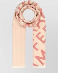 Ferragamo - Wool Cashmere Embroidered Reversible Scarf - Lyst