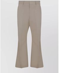 Palm Angels - Mid-Rise Flared Tailored Trousers - Lyst