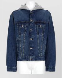 Palm Angels - Denim Single-Breasted Jacket - Lyst