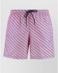 Drumohr - Nylon Swim Shorts Elastic Waistband Pockets - Lyst